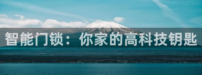 利记彩票网网址官网hd71：智能门锁：你家的高科技钥匙