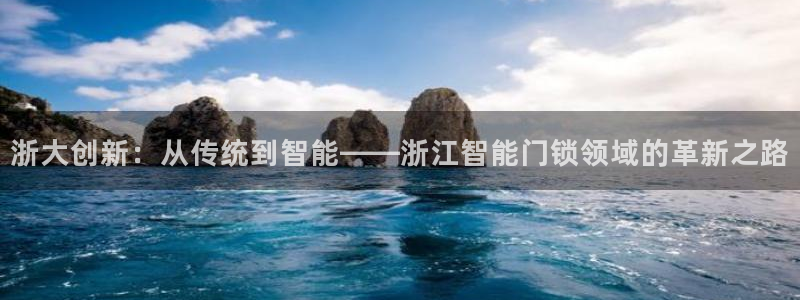 利记博彩官网：浙大创新：从传统到智能——浙江智能门锁领域的革