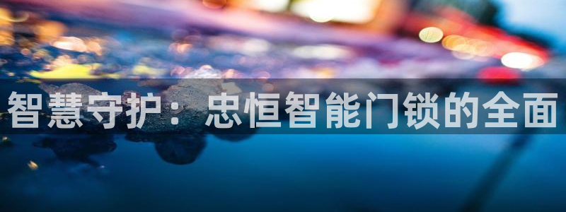 利记sbobet官网电脑版：智慧守护：忠恒智能门锁的全面