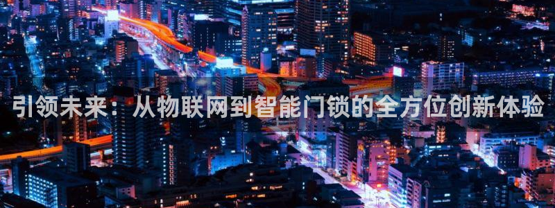利记娱乐网唯一官网：引领未来：从物联网到智能门锁的全方位创新