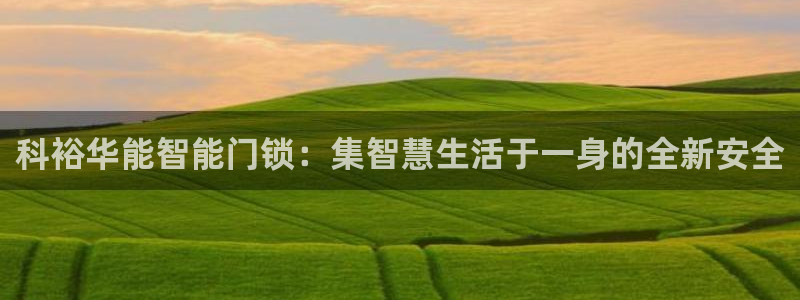 利记app官网真人游戏：科裕华能智能门锁：集智慧生活于一身的