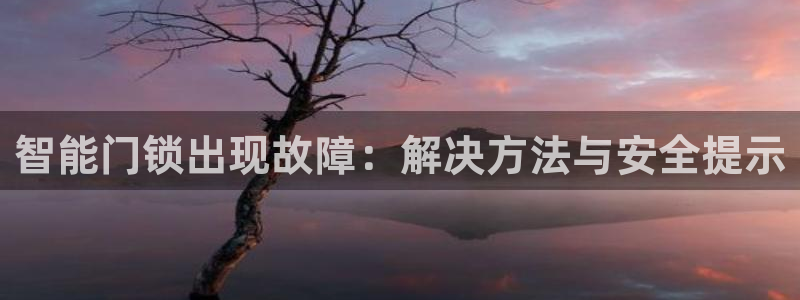 万利记唯一官网:智能门锁出现故障:解决方法与安全提示