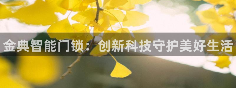 利记官网是多少：金典智能门锁：创新科技守护美好生活