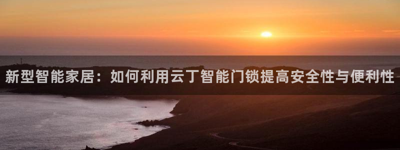 利记坊平台唯一官网：新型智能家居：如何利用云丁智能门锁提高安